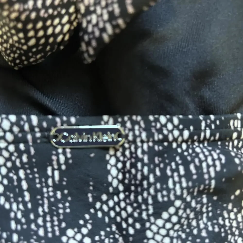 NWT Calvin Klein‎ High neck Halter One-Piece Size 18 - Picture 5 of 8